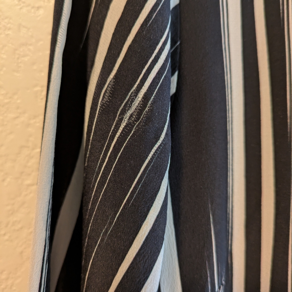 Nicole Miller Striped Black and White Women's Dress - Picture 5 of 6